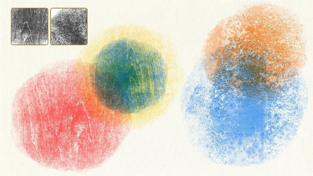 国风版画肌理笔刷 PS+Procreate